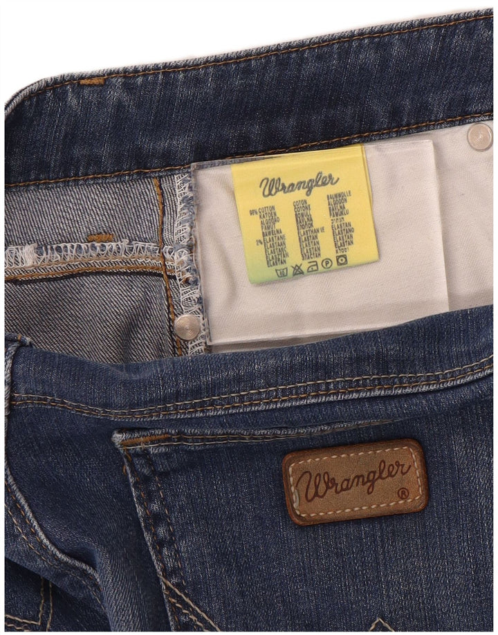 Blugi pentru femei Wrangler Curvy Bootcut W32 L30 Bumbac albastru