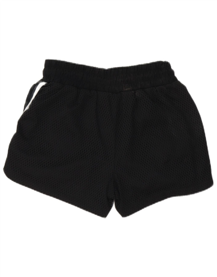 NIKE Womens Sport Shorts UK 10 Small  Black Polyester