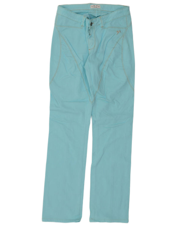 Pantaloni casual drepti pentru femei 9.2 by Carlo Chionna L28 L30 Turcoaz