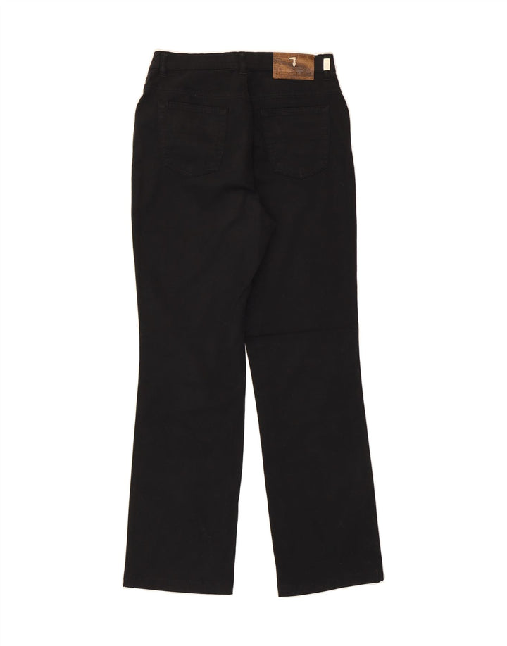 TRUSSARDI Womens Straight Jeans W29 L29 Black Cotton Vintage Trussardi and Second-Hand Trussardi from Messina Hembry 