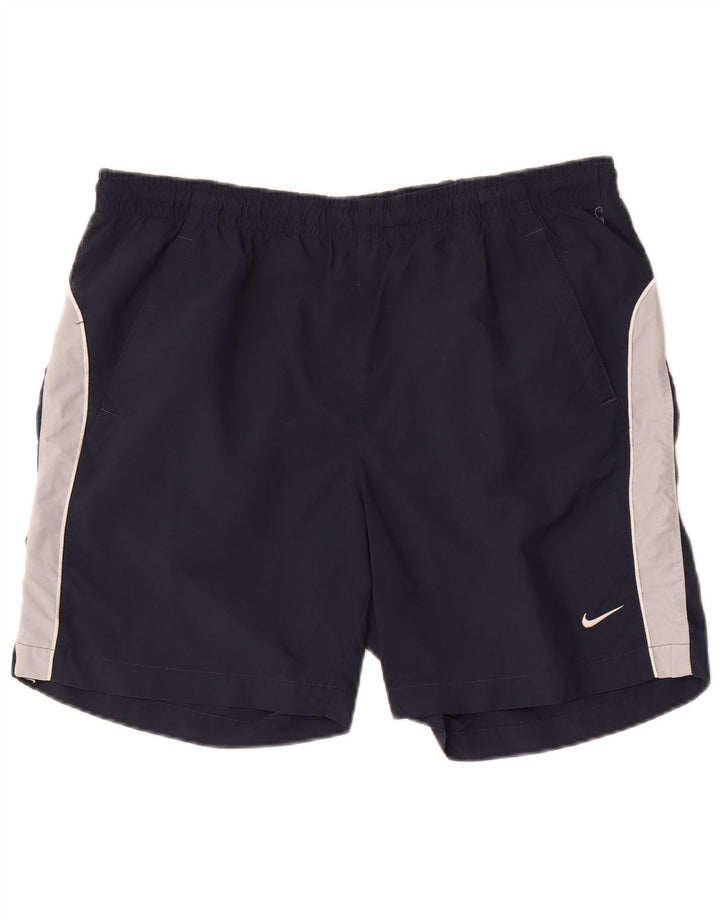 Pantaloni scurți de înot Nike pentru bărbați, mari, albastru, nailon color bloc