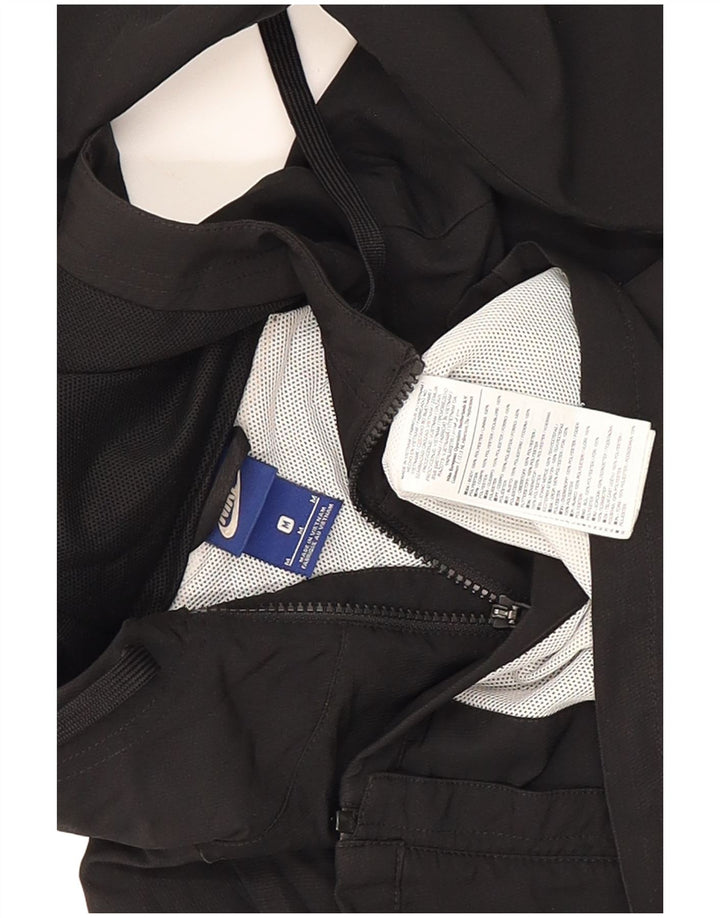 Jachetă de trening cu glugă Nike pentru bărbați, poliester mediu negru