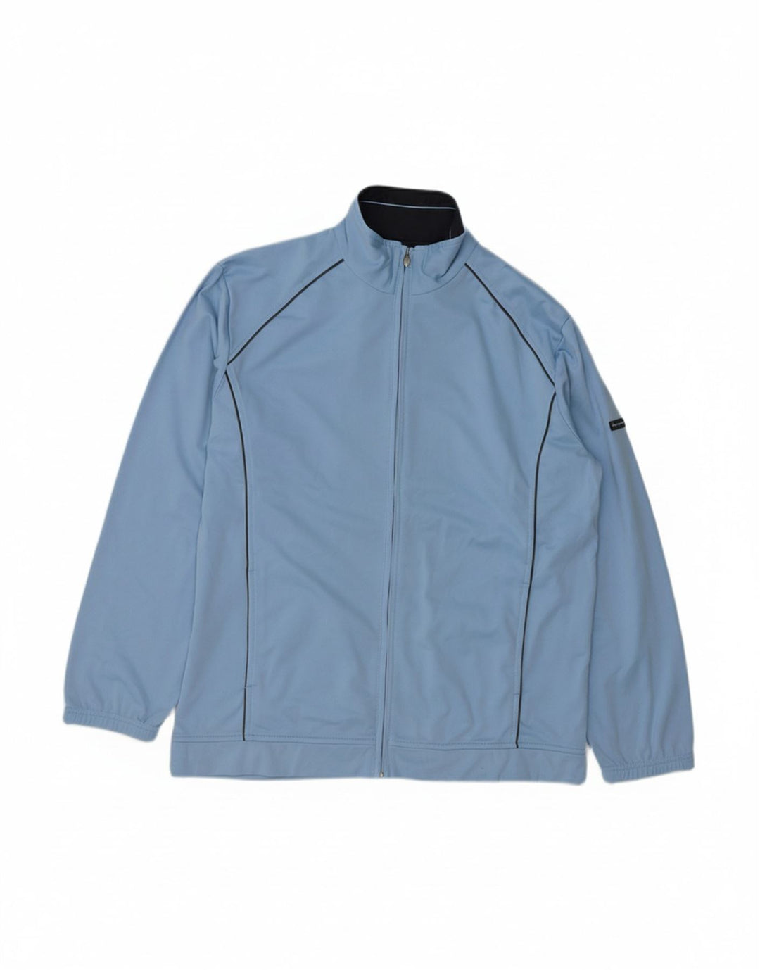 CHAMPION Mens Tracksuit Top Jacket Large Blue Polyester