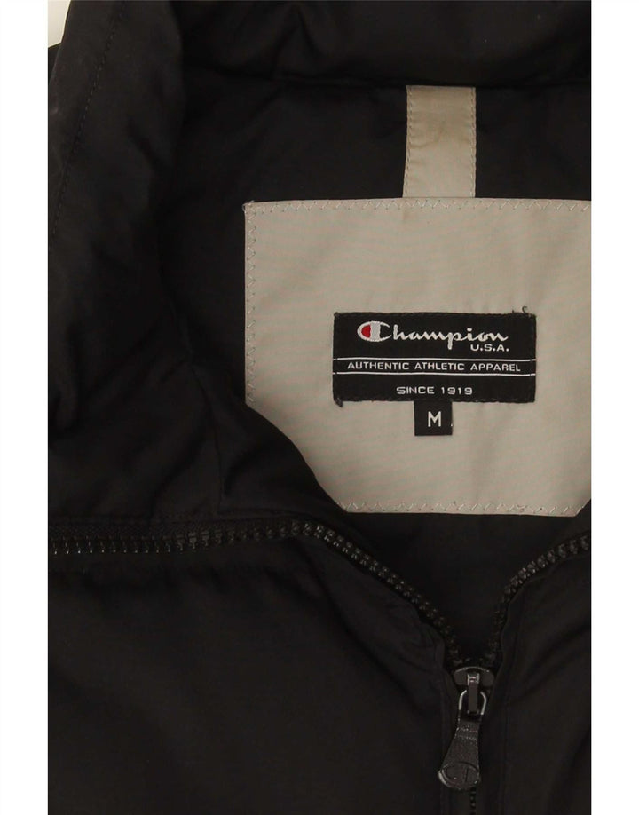 Gilet căptușit pentru femei Champion UK 14 Medium Black Poliester