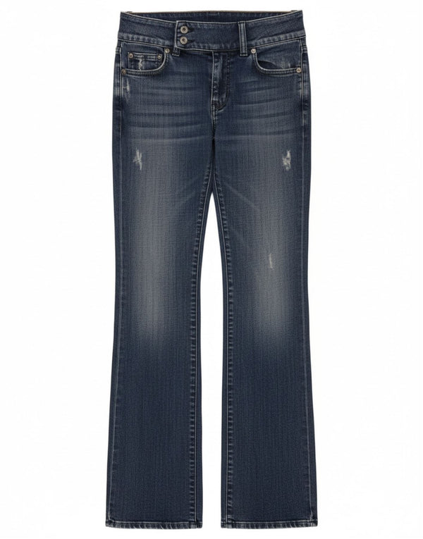 Blugi Bootcut cu talie joasă pentru femei Diesel W25 L33 Bumbac albastru