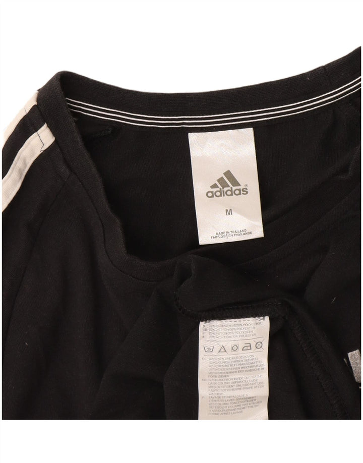 Tricou Adidas Climalite pentru bărbați, mărime medie, negru, bumbac