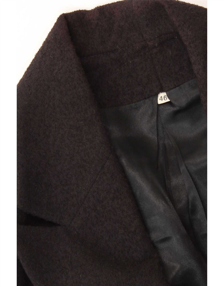 Jachetă vintage pentru femei cu 1 nasture IT 46 Large Black