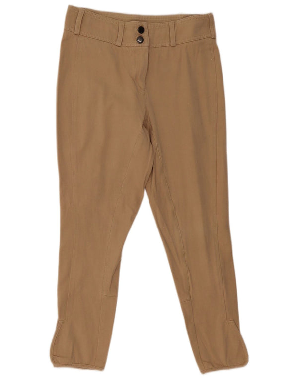Pantaloni casual slim pentru femei Barbour UK 10 Small W30 L26 Bej Bumbac