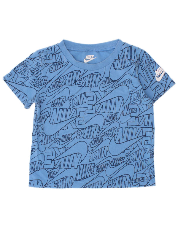Tricou grafic Nike pentru bebelusi, 18-24 luni, albastru