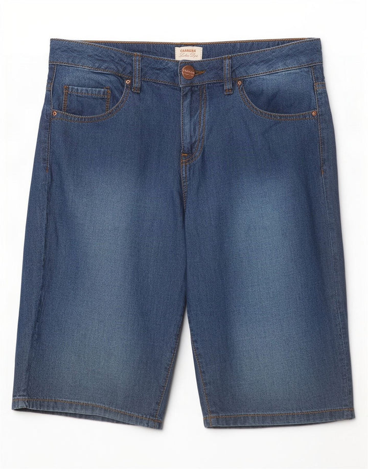 Pantaloni scurți din blugi pentru femei Carrera W27 Small Blue Bumbac