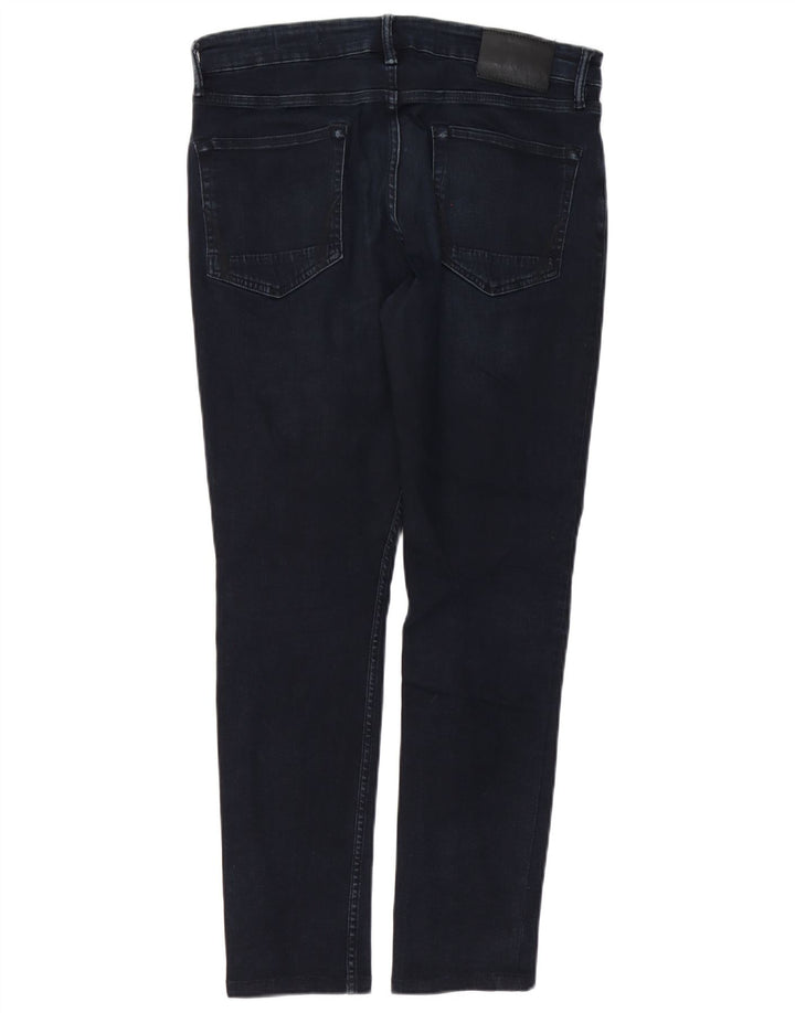 ALL SAINTS Blugi Slim Cigarette pentru bărbați L32 L29 Bumbac bleumarin