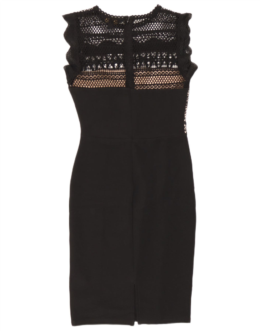 Rochie Lipsy pentru femei fără mâneci, UK 8, poliester negru mic