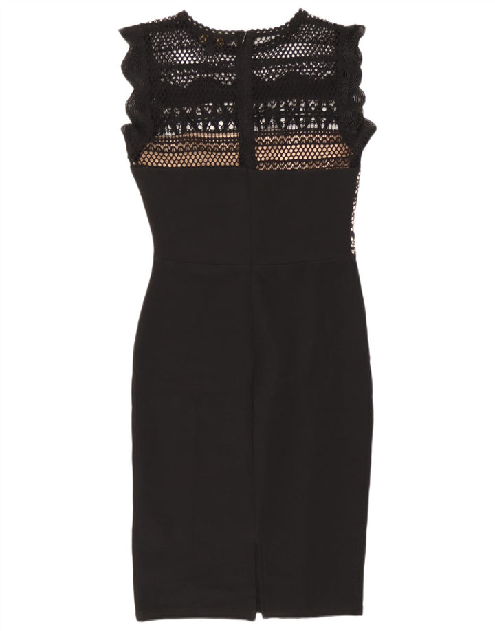 Rochie Lipsy pentru femei fără mâneci, UK 8, poliester negru mic