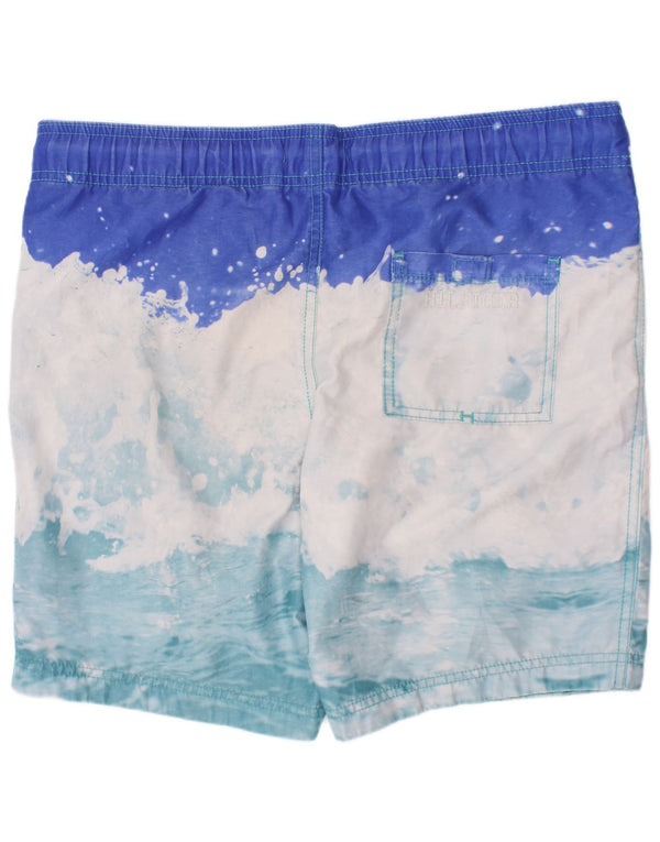 Pantaloni scurți de înot Tommy Hilfiger pentru băieți 13-14 ani Blue Tie Dye