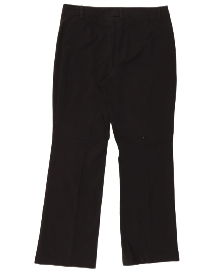 MARKS & SPENCER Womens Bootcut Suit Trousers UK 10 Small W30 L27 Black