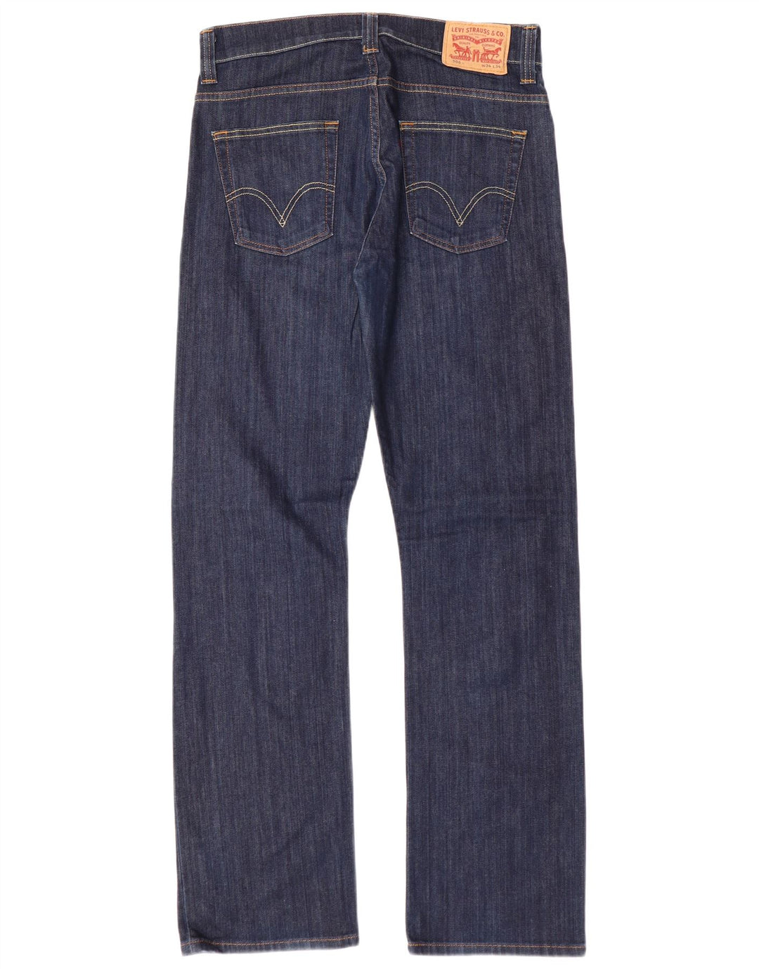 Blugi 506 drepti pentru bărbați Levi's L34 L34 Bumbac bleumarin