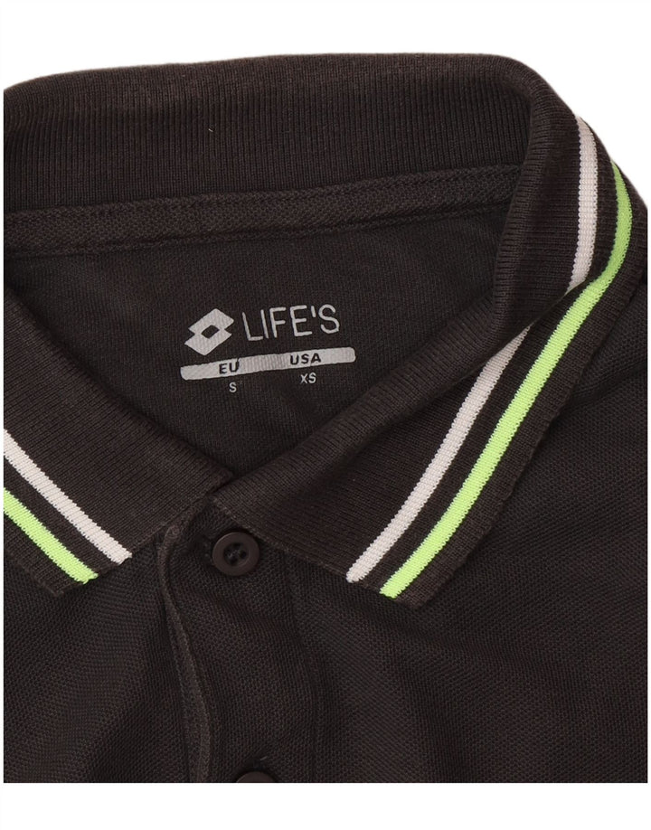 LOTTO Mens Polo Shirt XS Grey