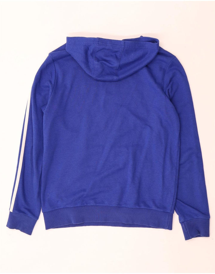 Pulover ADIDAS pentru băieți, cu grafică, 13-14 ani, bumbac albastru