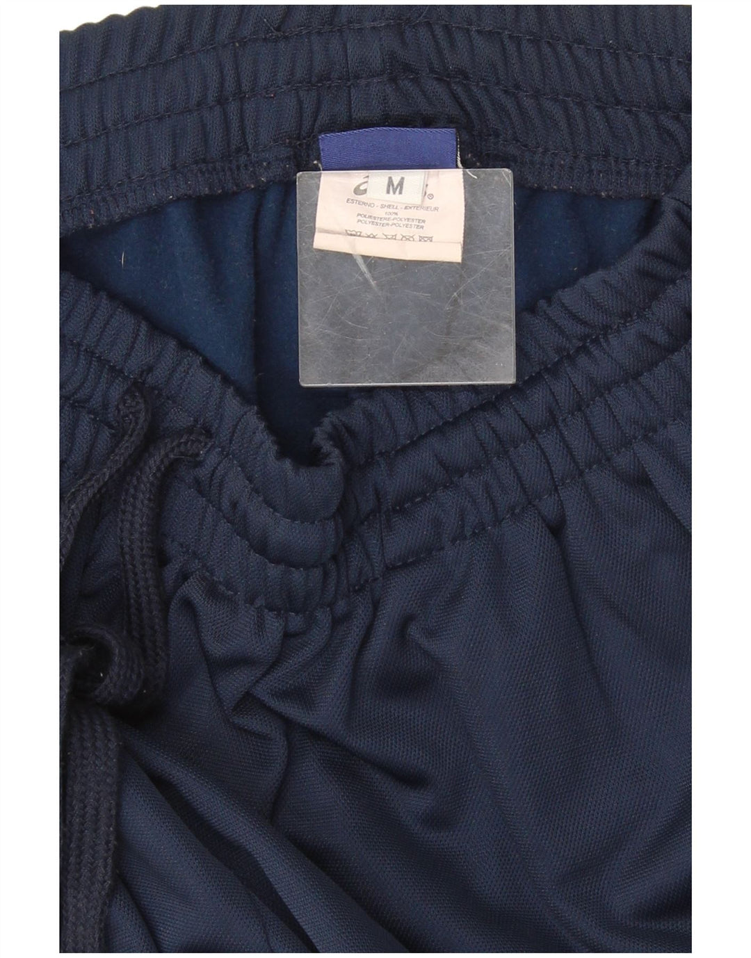 Pantaloni de trening Asics pentru bărbați, poliester mediu bleumarin