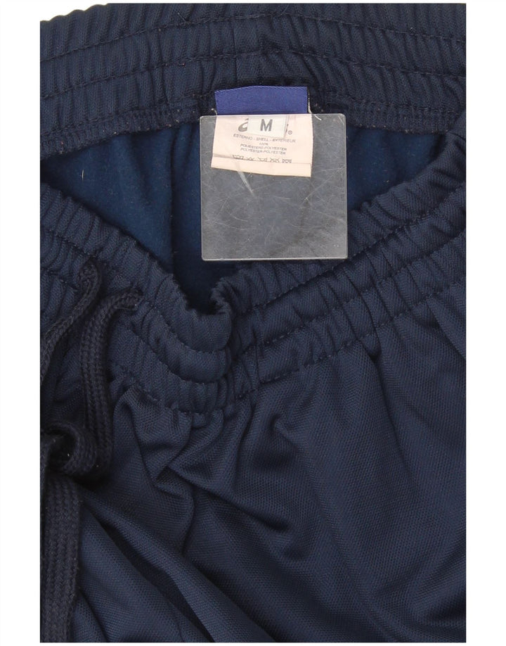 Pantaloni de trening Asics pentru bărbați, poliester mediu bleumarin
