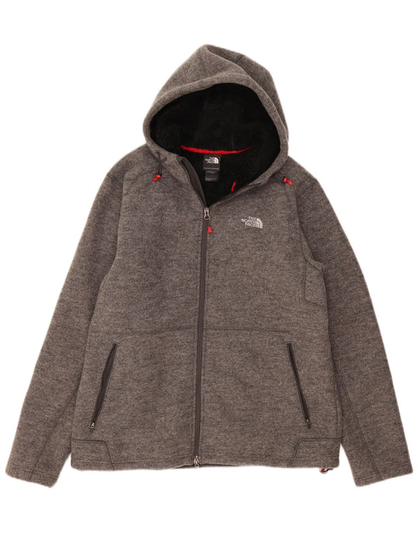 Jachetă Sherpa din tricot cu glugă pentru bărbați THE NORTH FACE UK 42 XL, gri pete