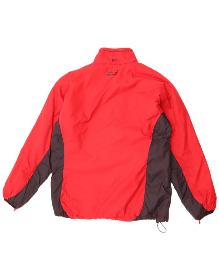 Jack Wolfskin Jack Wolfskin Windbreaker Jacket pentru femei UK 14/16 Large Red Colorblock
