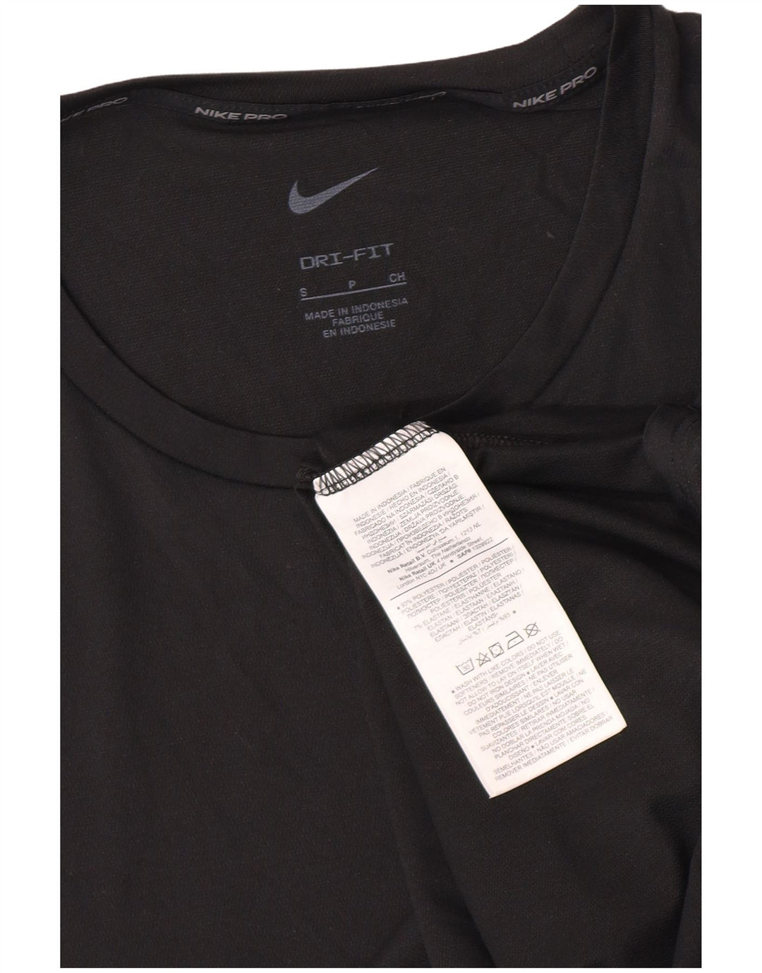 Tricou Nike Dri Fit pentru bărbați Top mic poliester negru