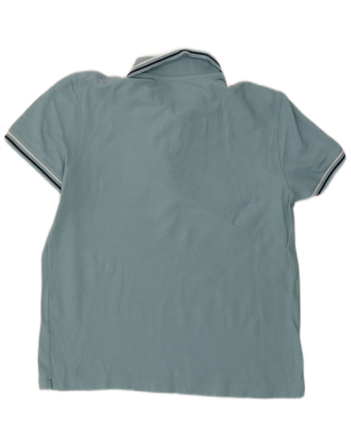 Tricou polo pentru bărbați Lotto XS cu dungi albastre