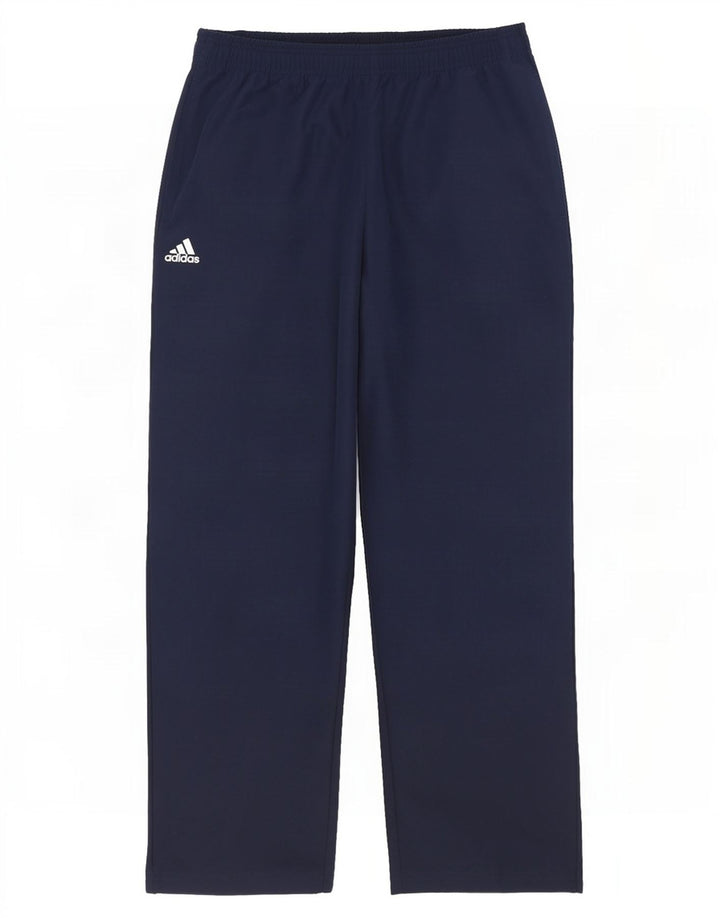 Pantaloni de trening cu grafic pentru bărbați Adidas, mari, albastru, poliester