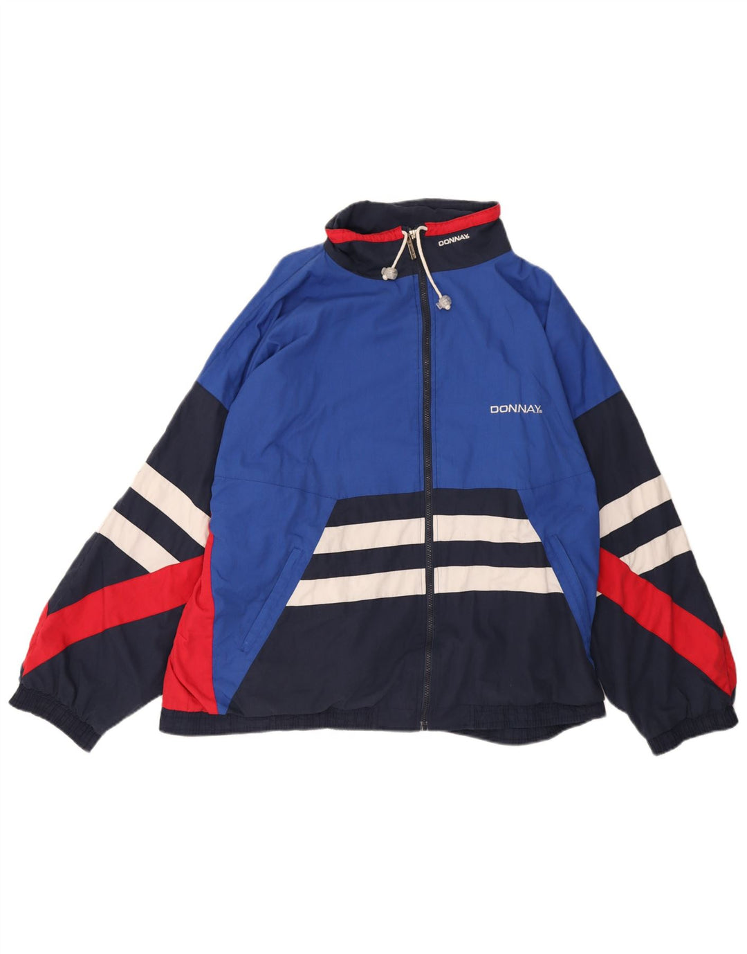 Jachetă de trening pentru bărbați Donnay 2XL, albastru, bloc de culoare