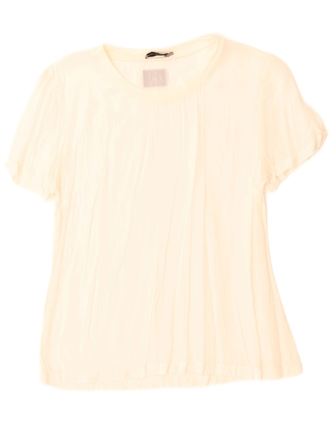 Bluză pentru femei Calvin Klein Jeans Top UK 10 Small Off White