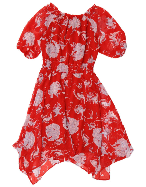Rochie asimetrică pentru femei Tommy Hilfiger US 8 Medium Red Floral
