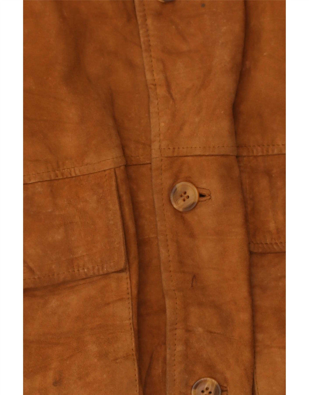 Bomber vintage pentru bărbați din piele intoarsa IT 50 mare, maro, din piele