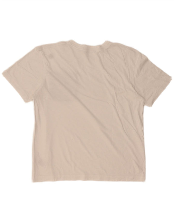Tricou grafic Calvin Klein pentru bărbați Top mic din bumbac alb