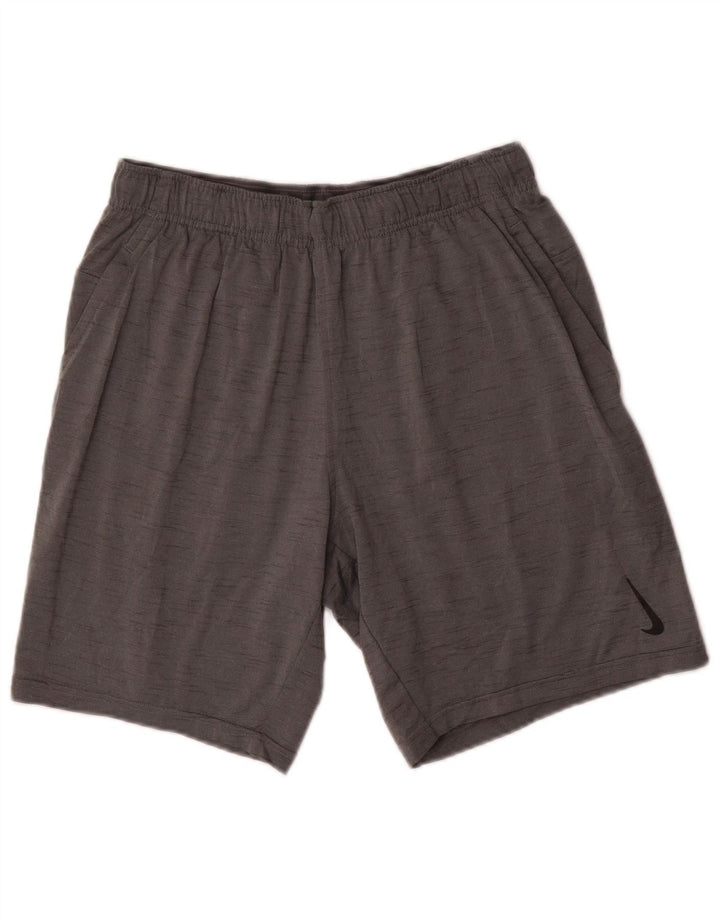 Pantaloni scurți sport standard Nike Dri Fit pentru bărbați, gri mediu, poliester pătat