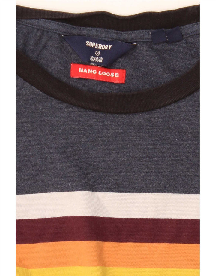 Tricou Superdry Bărbați Top Mediu Bleumarin Colorblock