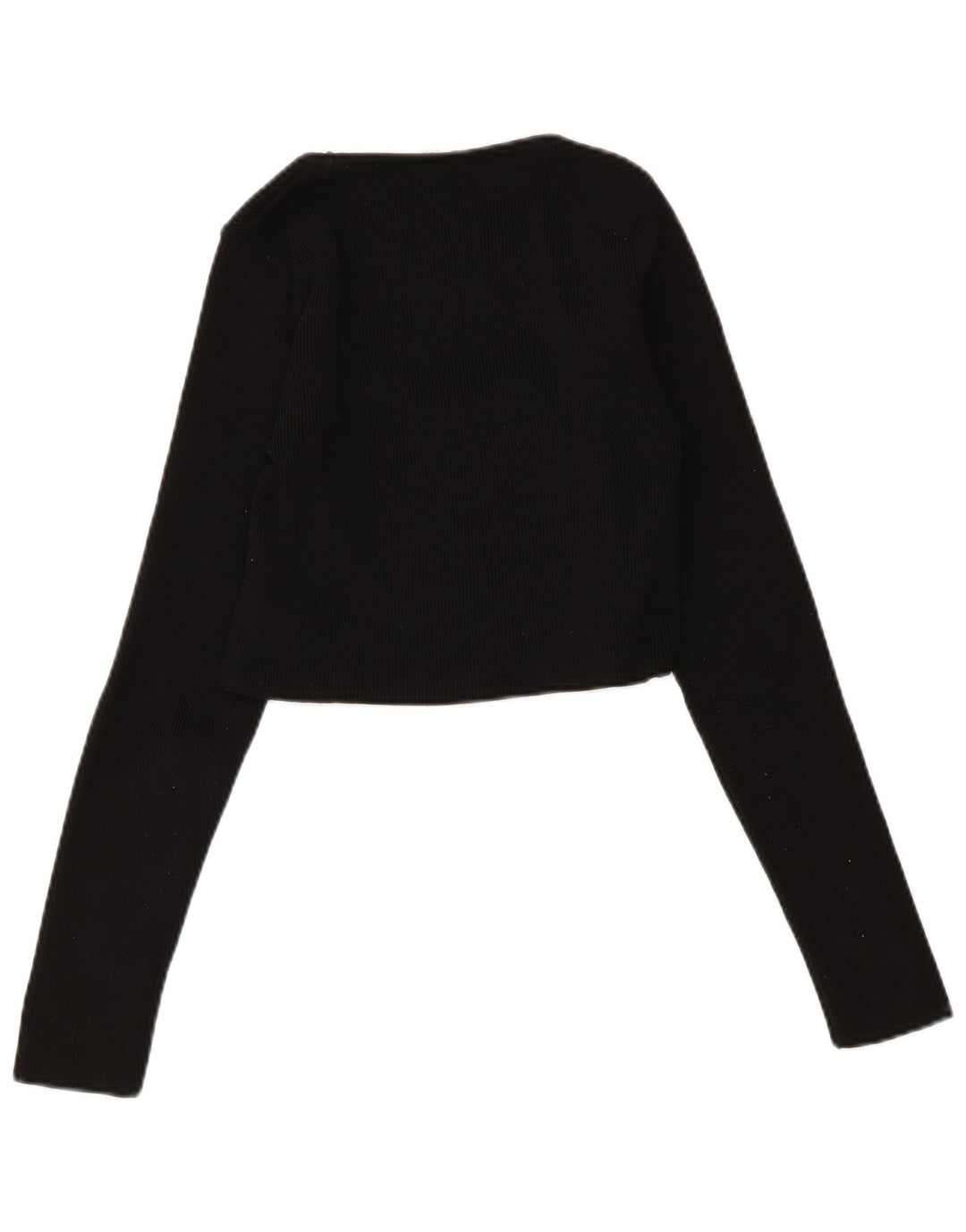 Pulover cardigan pentru femei Zara UK 12 Poliester mediu negru