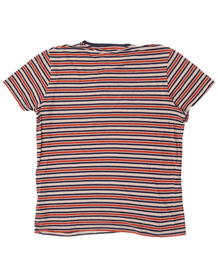 Tricou pentru bărbați Wrangler Top mare din bumbac cu dungi multicolore