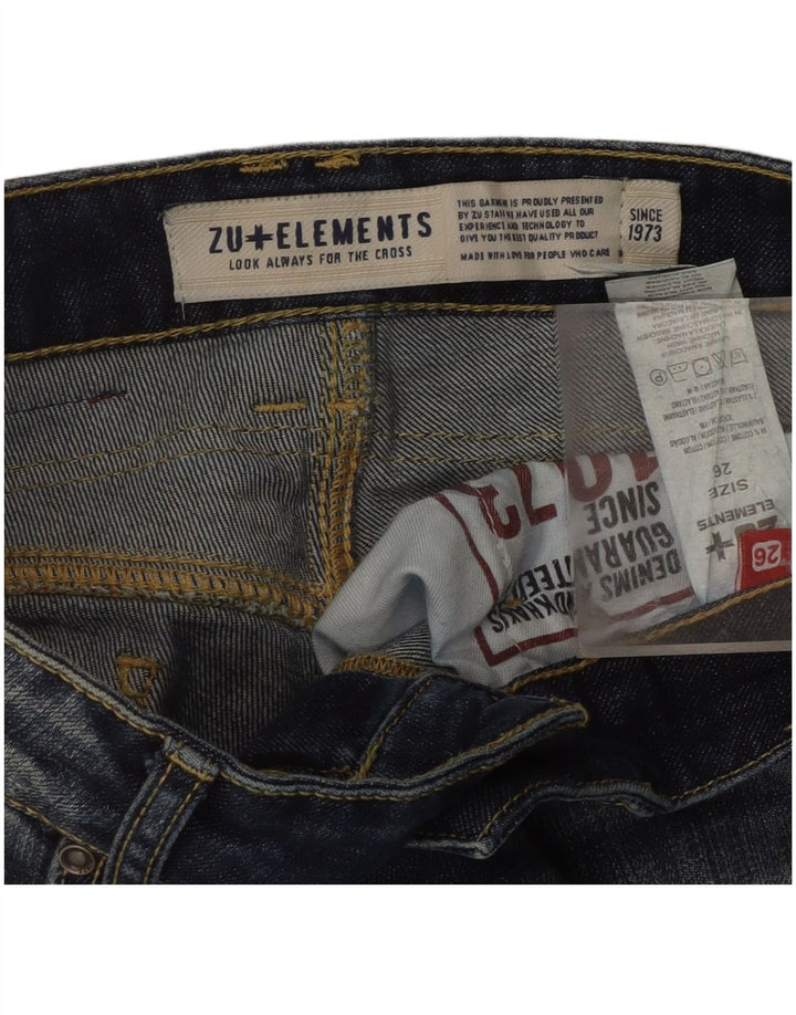 Zu Elements Blugi skinny distressed pentru femei W26 L30 bumbac albastru