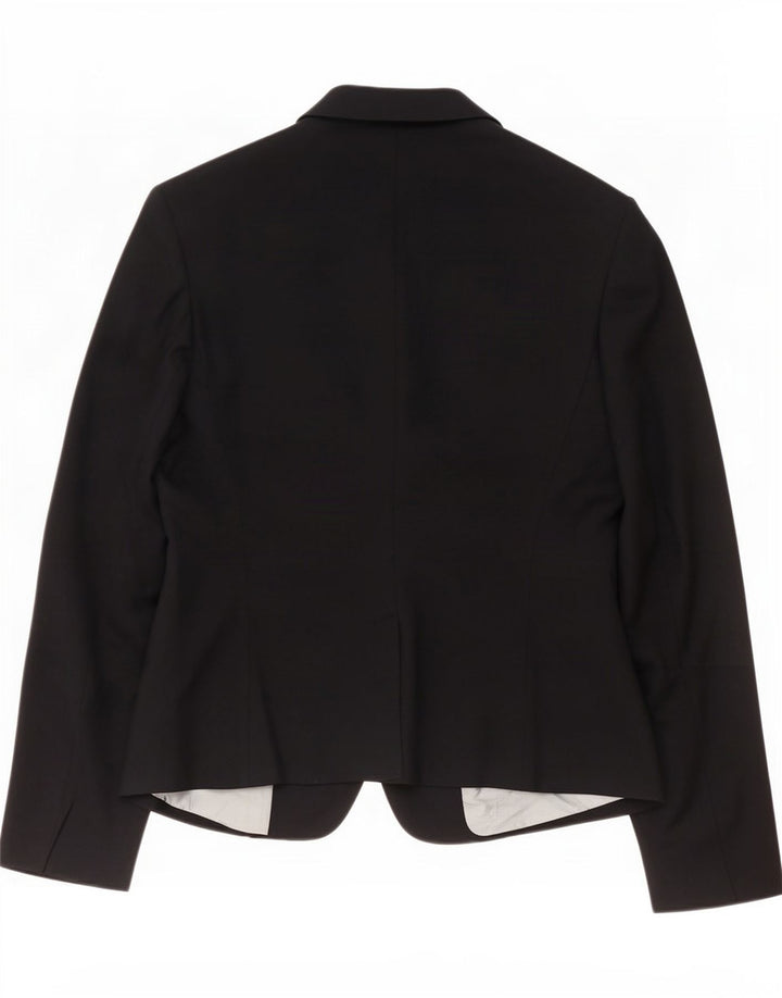Sacou Benetton pentru femei cu 2 nasturi IT 48 XL Poliester negru
