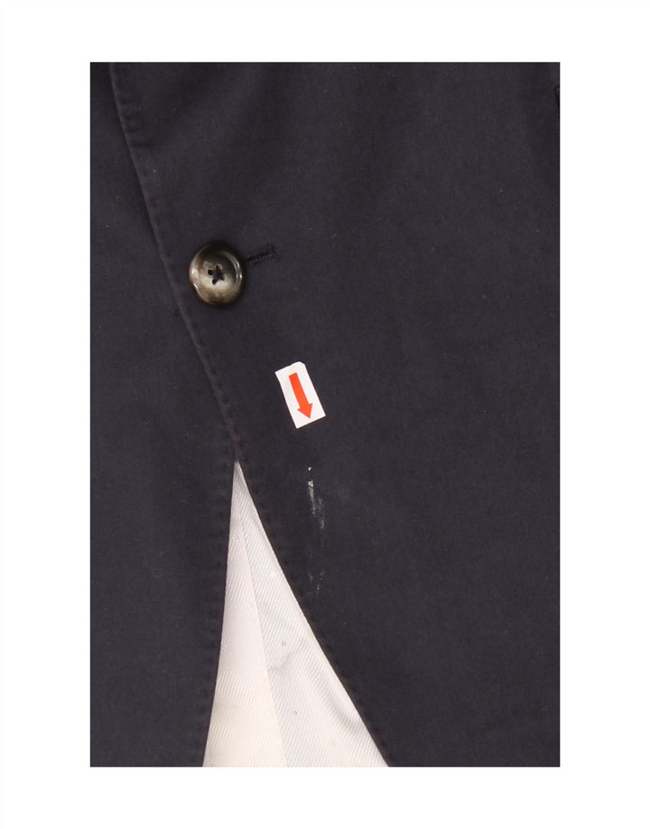 TOMMY HILFIGER Mens Tailored 2 Button Blazer Jacket IT 52 XL Navy Blue Vintage Tommy Hilfiger and Second-Hand Tommy Hilfiger from Messina Hembry 