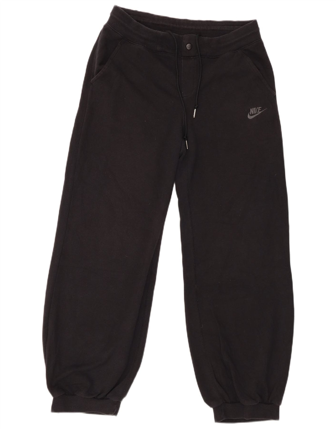 Pantaloni de trening Nike pentru femei, cu croiala largi, Joggeri UK 10/12 Medium Negru