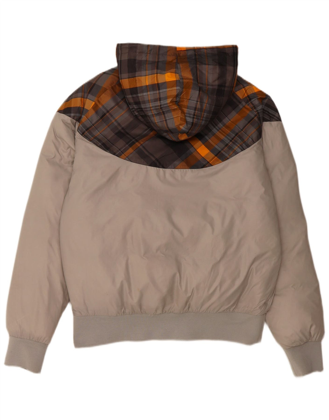 Jachetă căptușită cu glugă Nike pentru bărbați UK 36 Mic, gri, poliester color bloc