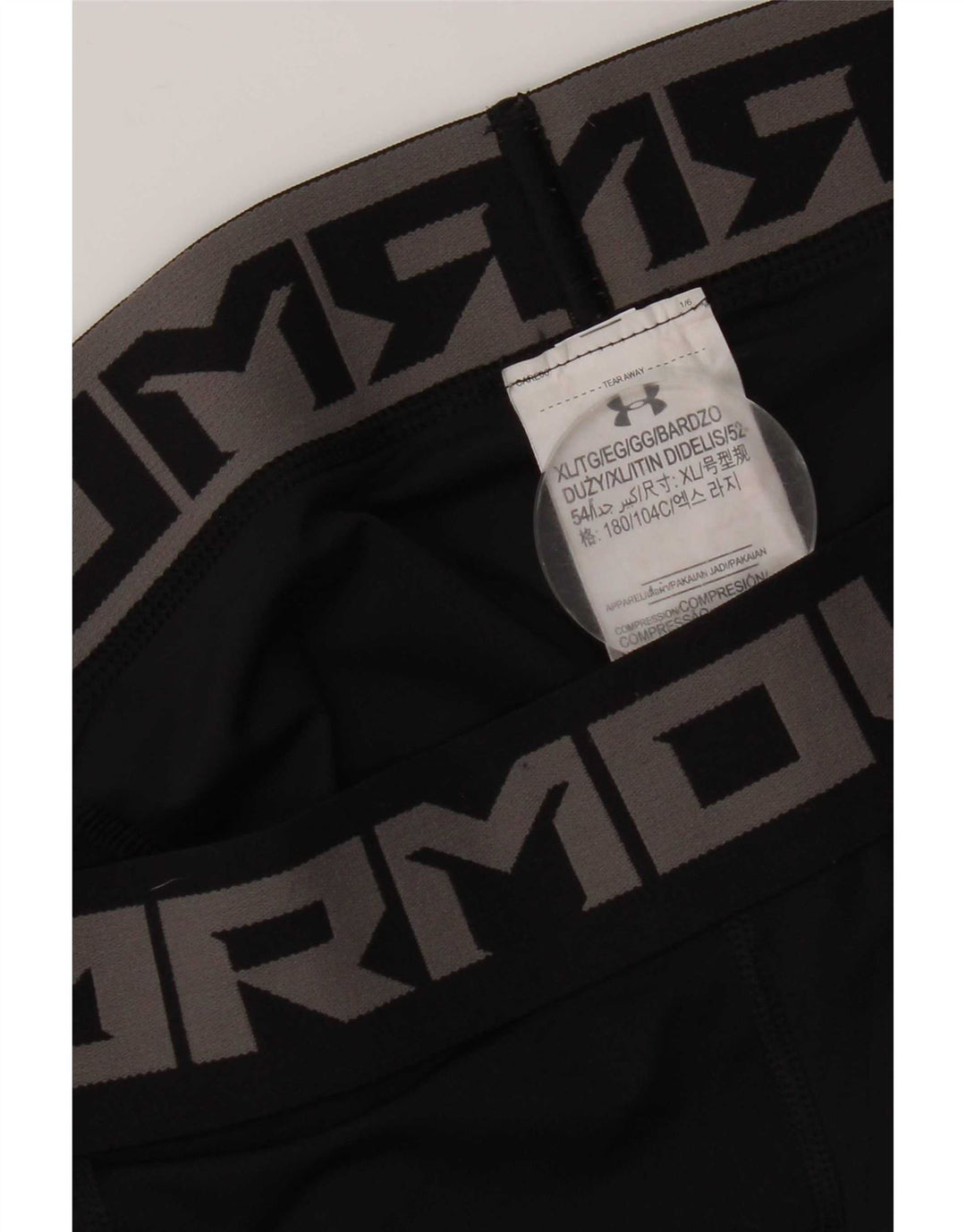 Jambiere grafice pentru bărbați Under Armour XL poliester negru