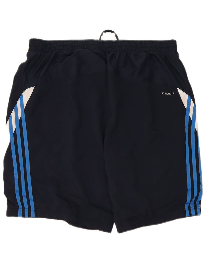 Pantaloni scurți sport pentru bărbați Adidas XL bleumarin poliester color bloc