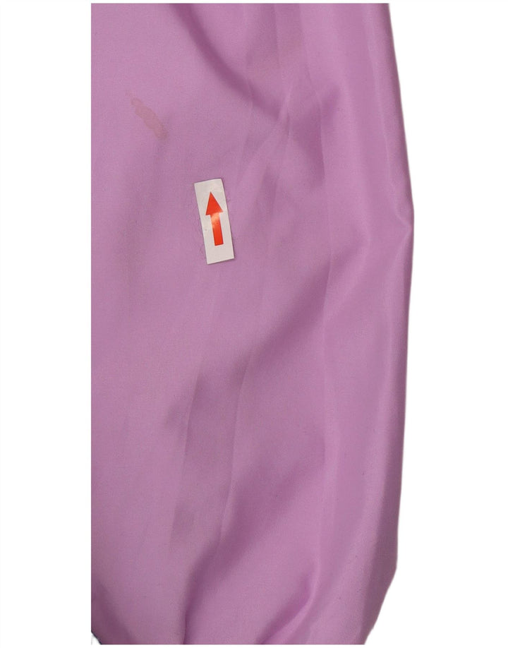 Jachetă de trening supradimensionată ALEX pentru femei UK 12 Medium Purple Colorblock