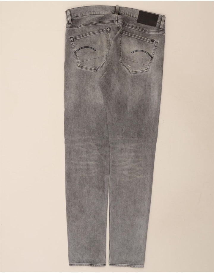 G-Star Blugi slim 3301 distressed pentru bărbați W36 L36 bumbac gri