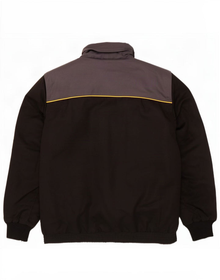 Jachetă cu glugă pentru bărbați CAT UK 42 XL Poliester color bloc negru