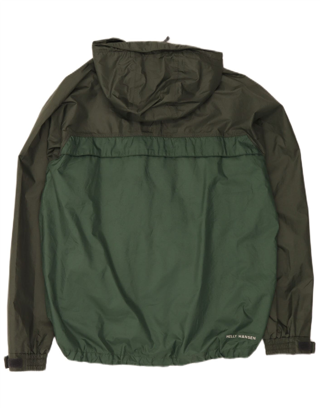 Jachetă de ploaie cu glugă pentru bărbați Helly Hansen UK 40 mare, verde, nailon color bloc