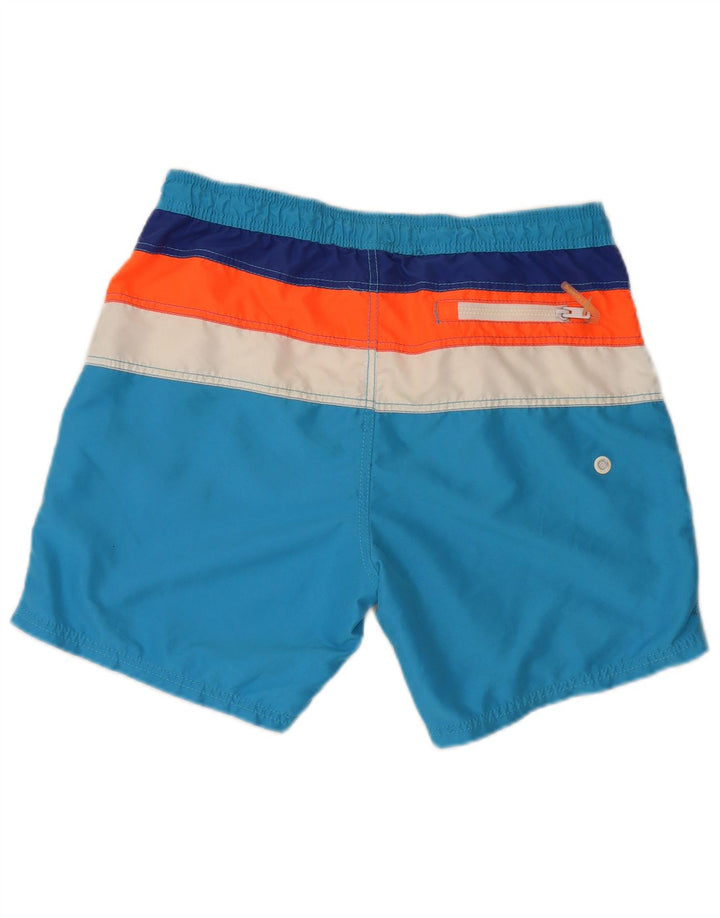 Pantaloni scurți de înot Superdry Graphic Regular pentru bărbați, mari, albastru, color block